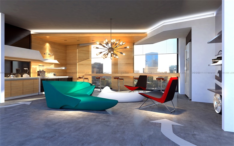 辦公室設(shè)計裝修應(yīng)該選擇適當(dāng)?shù)恼彰骱涂照{(diào)系統(tǒng)，以提供良好的工作環(huán)境