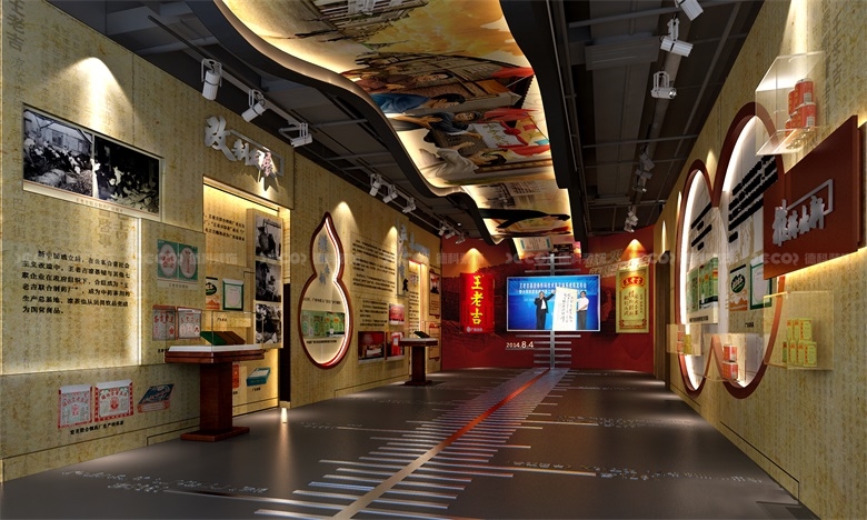 在企業(yè)展館裝修中，如何合理安排展示品的順序和布局？