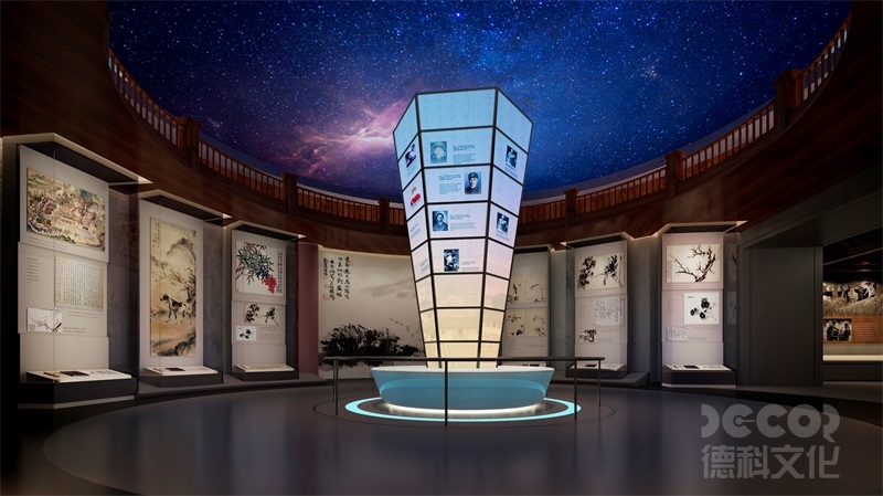 現(xiàn)代簡約企業(yè)展廳設(shè)計如何做到視覺上的層次感？